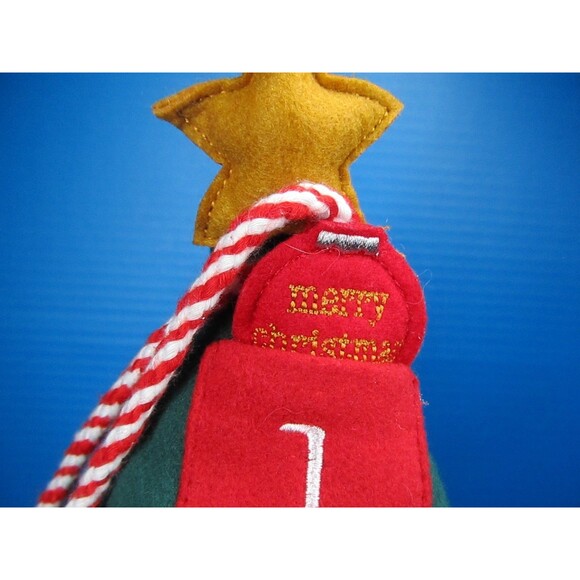 Storehouse Christmas Tree Countdown Plush Large Advent Calendar 16" - Picture 2 of 10